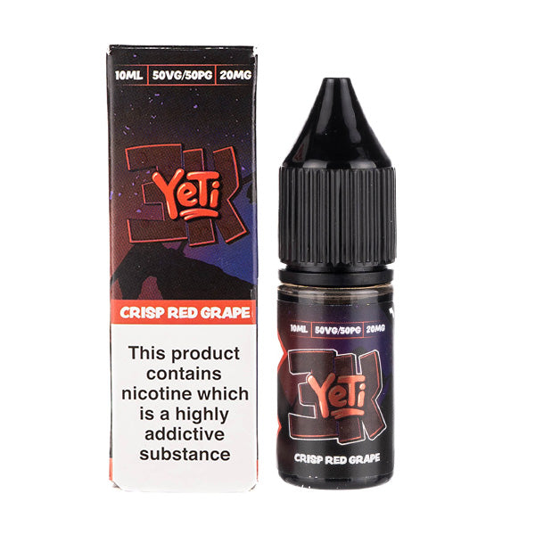 Crisp Red Grape 3K Nic Salt E-Liquid by Yeti