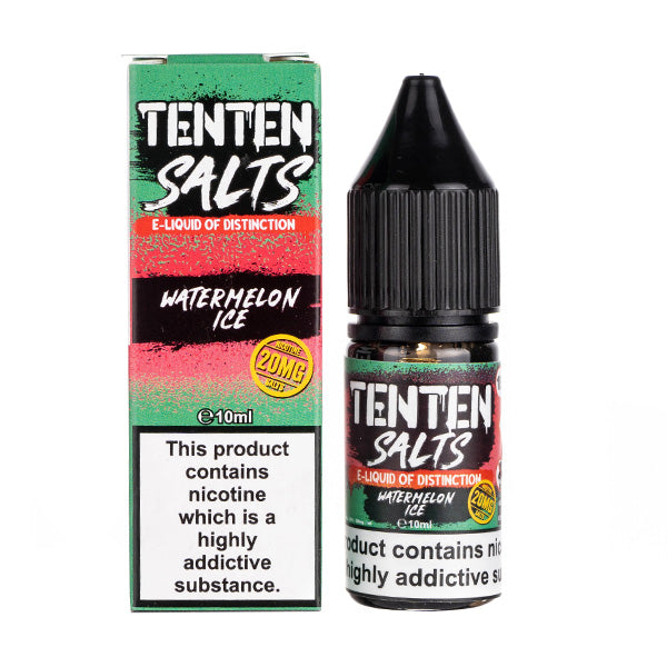 Watermelon Ice Nic Salt E-Liquid by TenTen