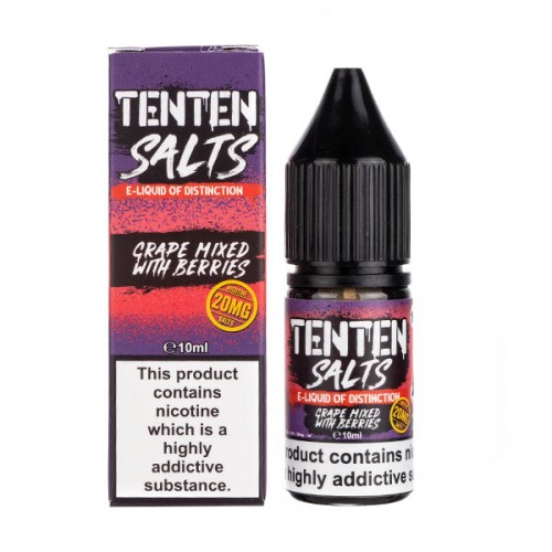 Grape & Mixed Berries Nic Salt E-Liquid b...