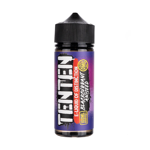 Blackcurrant Aniseed 100ml Shortfill by TenTen