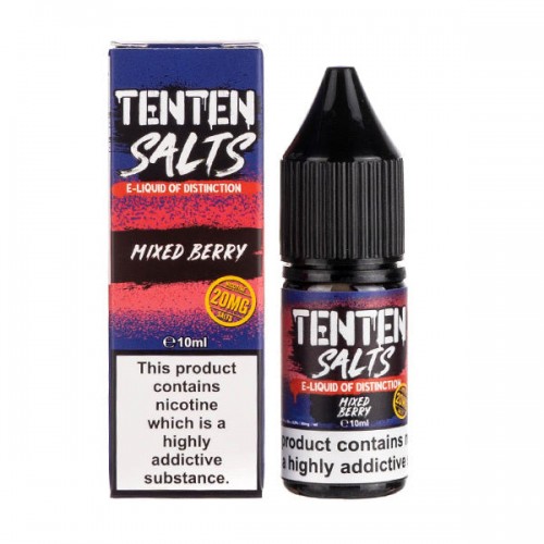 Mixed Berries Nic Salt E-Liquid by TenTen