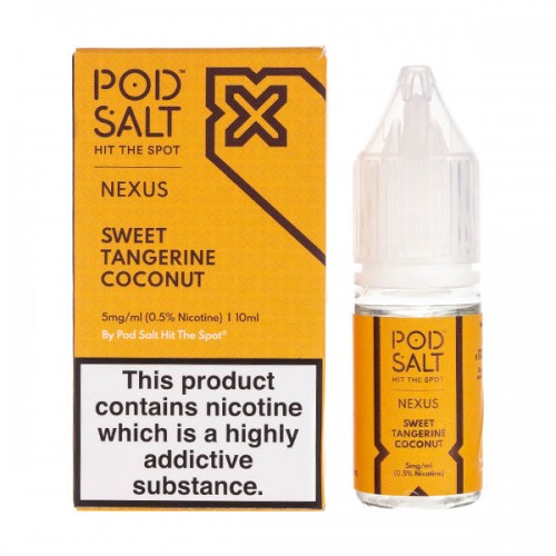 Sweet Tangerine Coconut Nic Salt by Pod Salt ...