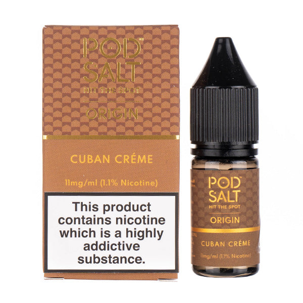 Cuban Crème Nic Salt by Pod Salt Origin