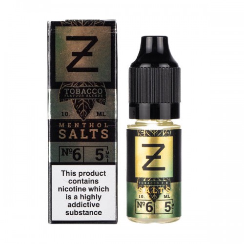 Menthol Tobacco Nic Salt E-Liquid by Zeus Jui...