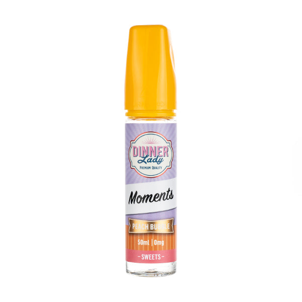 Peach Bubble 50ml Shortfill E-Liquid by Dinner Lady Moments