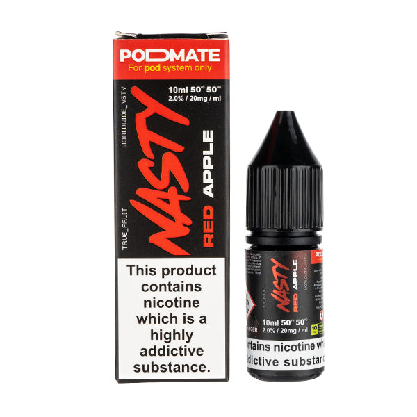 Red Apple Nic Salt E-Liquid by Nasty Juice Podmate