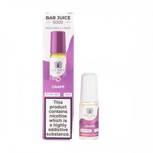 Grape Nic Salt E-Liquid by Bar Juice 5000