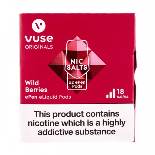 ePen 3 Wild Berries Nic Salt Vuse Refills