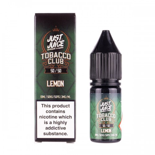 Lemon Tobacco 50/50 E-Liquid by Just Juice