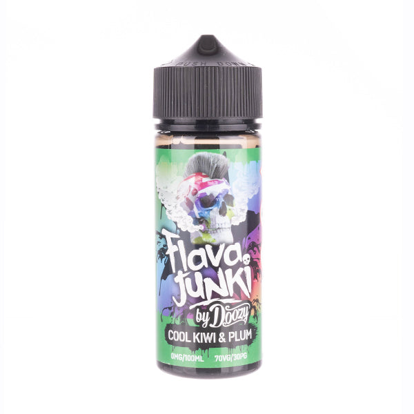 Kiwi Plum 100ml Shortfill E-Liquid by Flava Junki