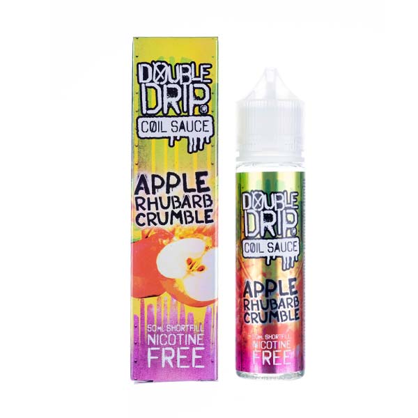 Apple Rhubarb Crumble 50ml Shortfill E-Liquid by Double Drip