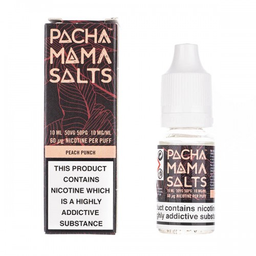 Peach Punch Nic Salt E-Liquid by Pacha Mama