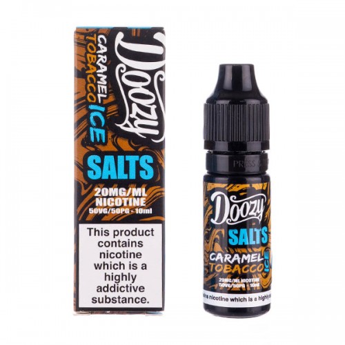 Caramel Tobacco ICE Nic Salt E-Liquid by Dooz...