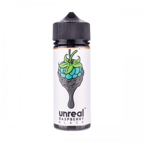 Black 100ml Shortfill E-Liquid by Unreal Rasp...