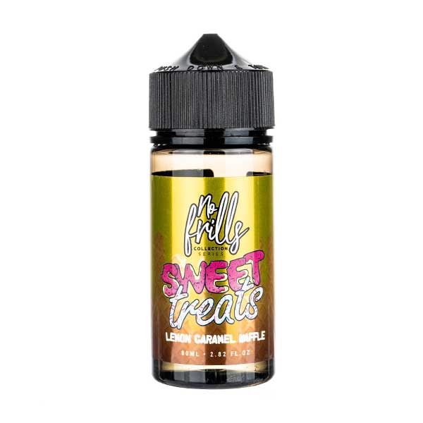 Lemon & Caramel Waffle 80ml Shortfill E-Liquid by No Frills