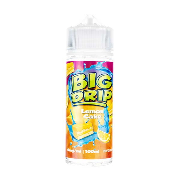 Lemon Cake 100ml Shortfill E-Liquid by Big Drip