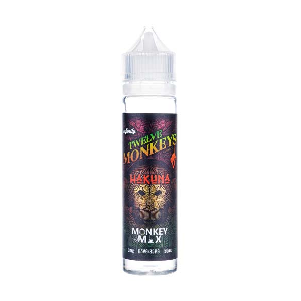 Hakuna 50ml Shortfill E-Liquid by Twelve Monkeys