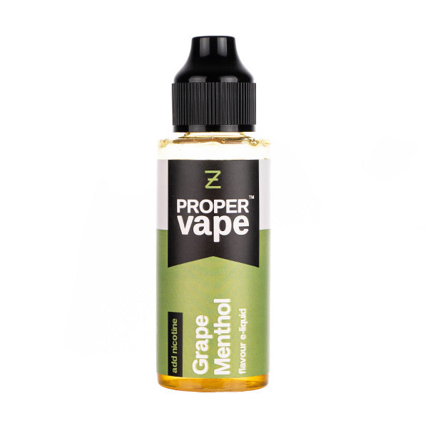 Grape Menthol 100ml Shortfill E-Liquid by Proper Vapes