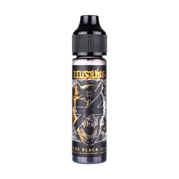 The Black Ice 50ml Shortfill E-Liquid by Zeus Juice