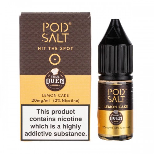 Lemon Cake Nic Salt E-Liquid by Pod Salt