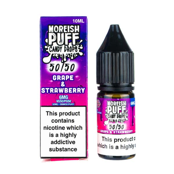 Grape & Strawberry Candy Drops 50/50 E-Liquid by Moreish Puff