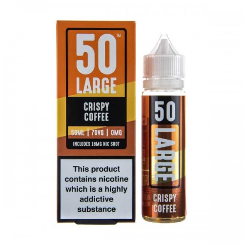 Crispy Coffee 50ml Shortfill E-Liquid by 50 L...