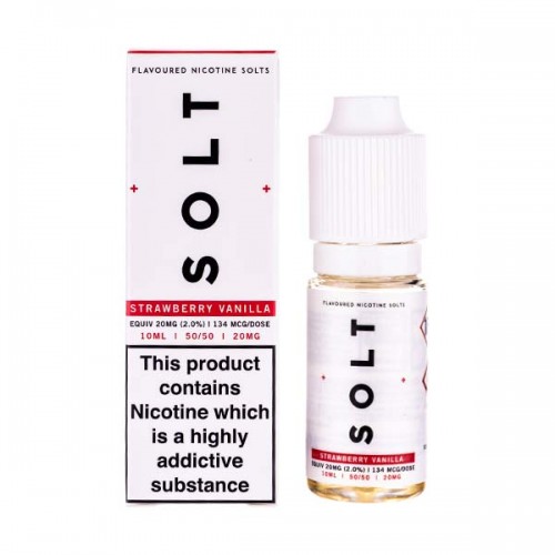 Strawberry Vanilla Nic Salt E-Liquid by SOLT