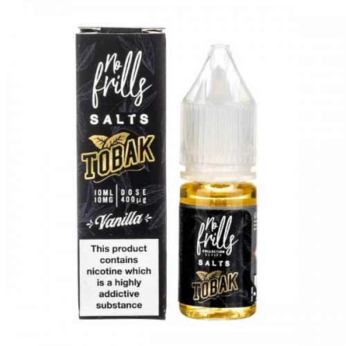 Vanilla Tobacco Nic Salt E-Liquid by No Frill...