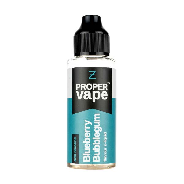 Blueberry Bubblegum 100ml Shortfill E-Liquid by Proper Vapes