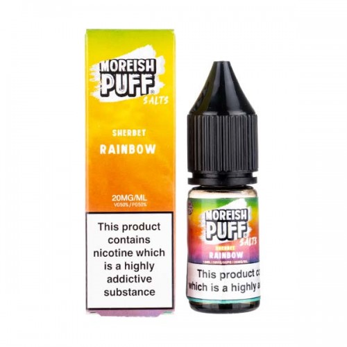 Rainbow Sherbet Nic Salt E-Liquid by Moreish ...