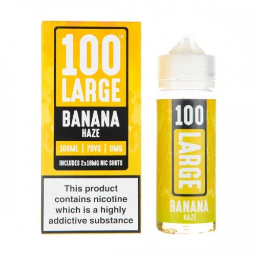 Banana Haze 100ml Shortfill E-Liquid by 100 L...