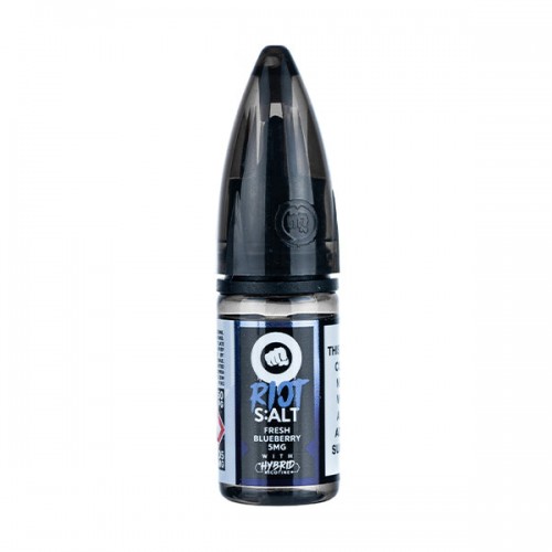 Fresh Blueberry Hybrid Salt E-Liquid by Riot ...