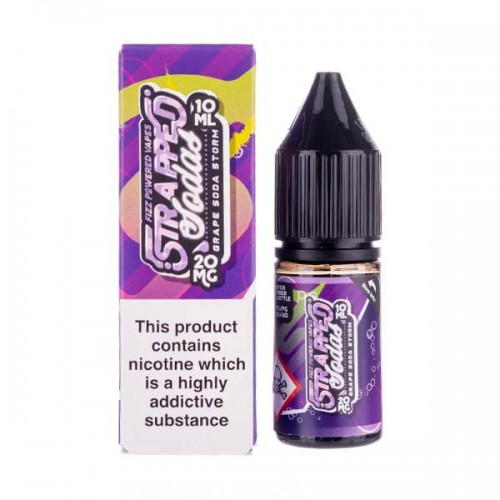 Grape Soda Storm Nic Salt E-Liquid by Strappe...