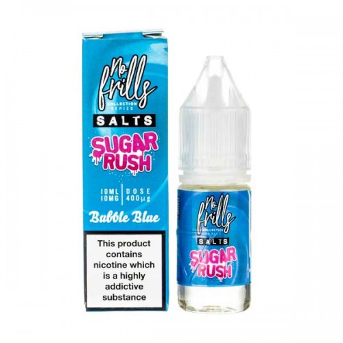 Bubble Blue Nic Salt E-Liquid by No Frills