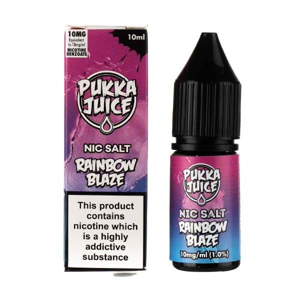 Rainbow Blaze Nic Salt E-Liquid by Pukka Juice