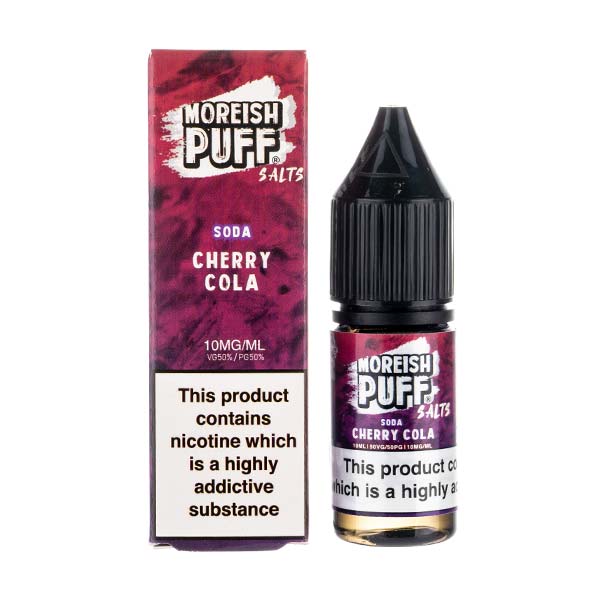 Cherry Cola Soda Nic Salt E-Liquid by Moreish Puff