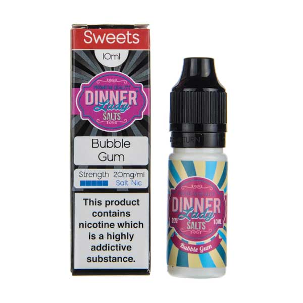 Bubble Gum Nic Salt E-Liquid by Dinner Lady