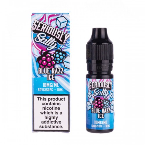 Blue Razz Ice Nic Salt E-Liquid by Seriously ...