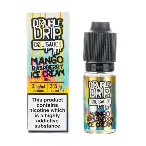 Mango Raspberry Ice Cream 80/20 E-Liquid by Double Drip